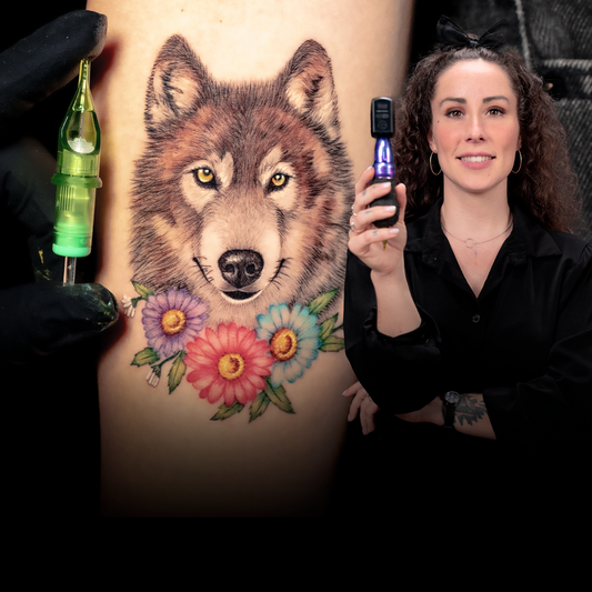 Animal microrealism in color: keep your tattoos from fading
